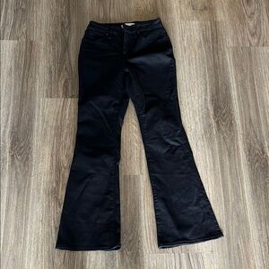 Madewell Black Flare & Wide Leg Jeans